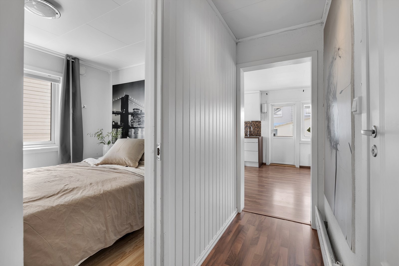 Gang og soverom Galleribilde