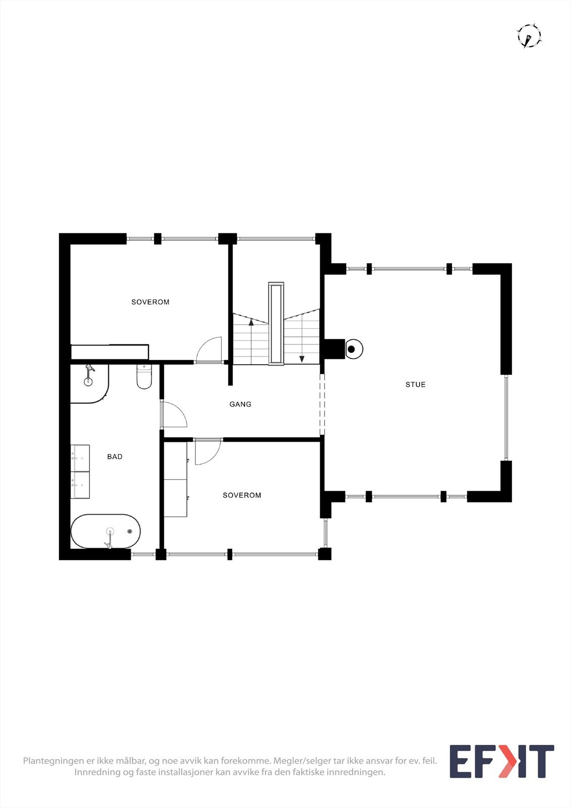 Planskisse 2.etasje Galleribilde