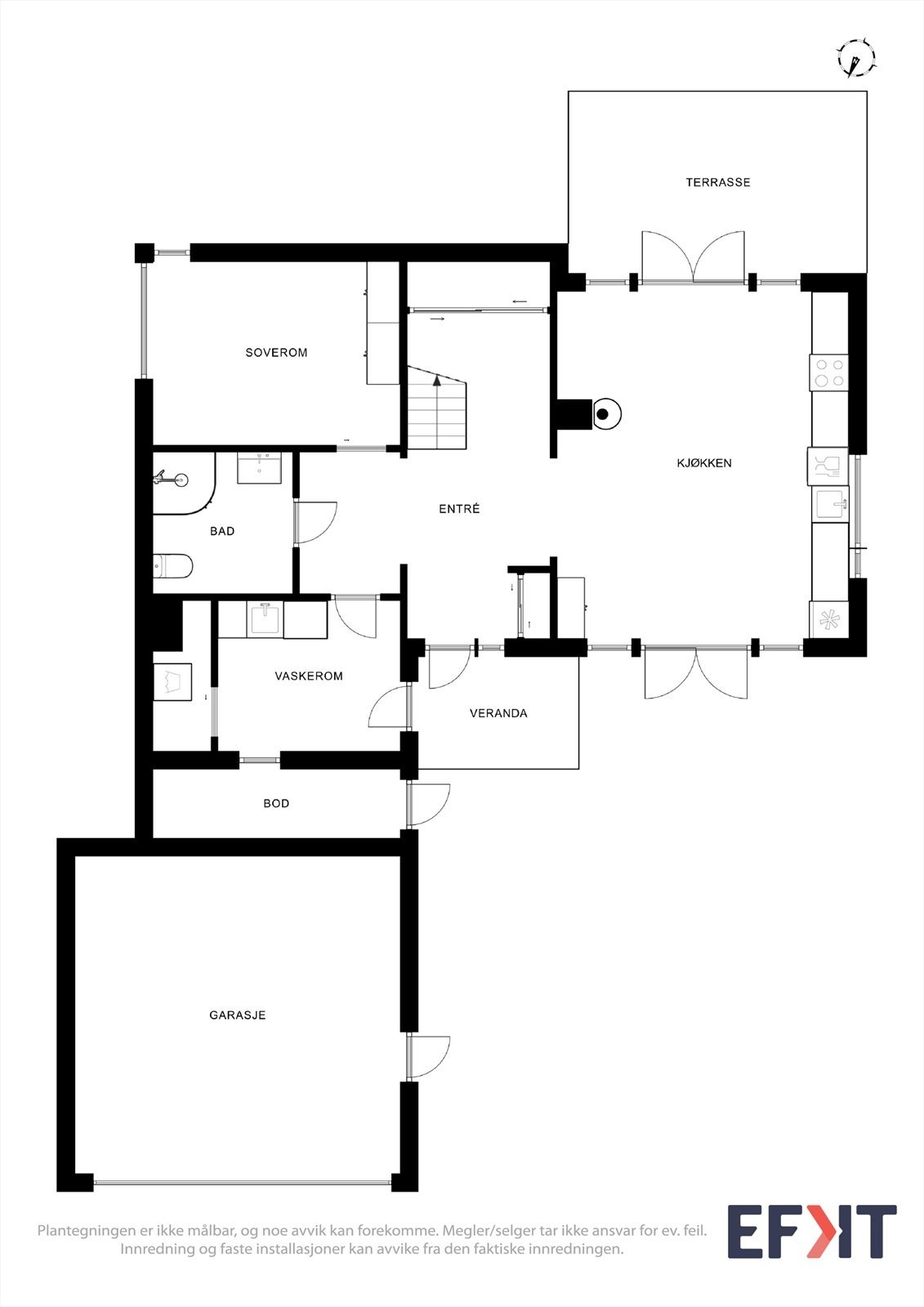 Planskisse 1.etasje Galleribilde