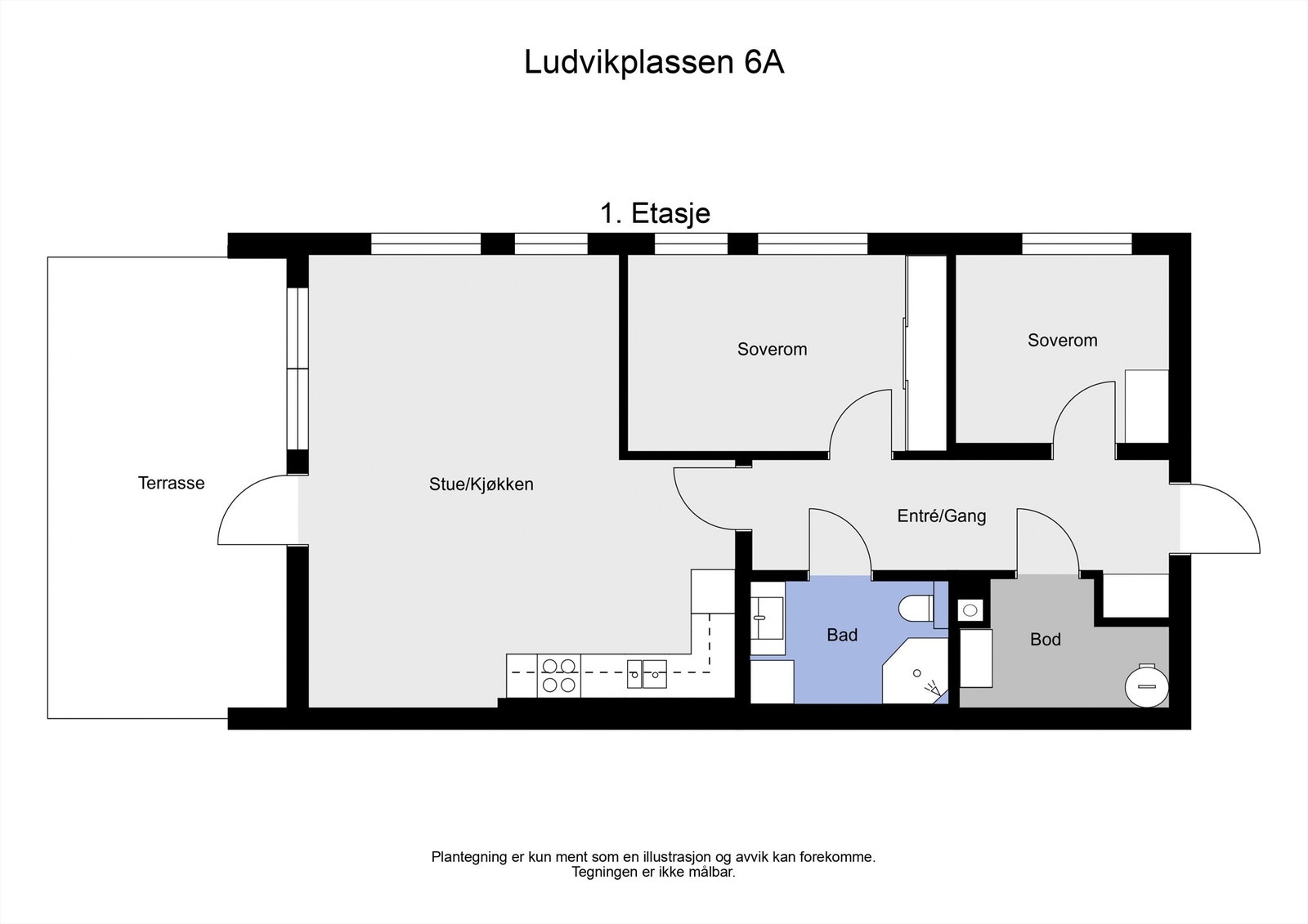 2 D plantegning Galleribilde
