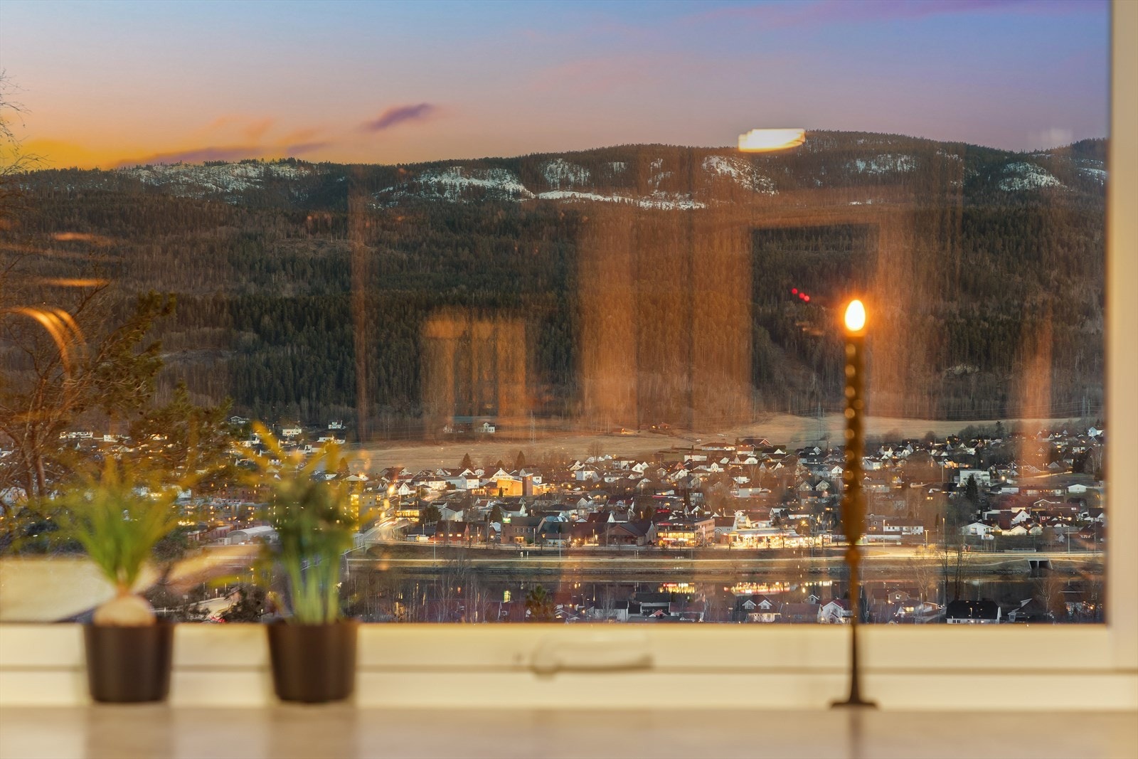 Nydelig utsikt fra stuen Galleribilde