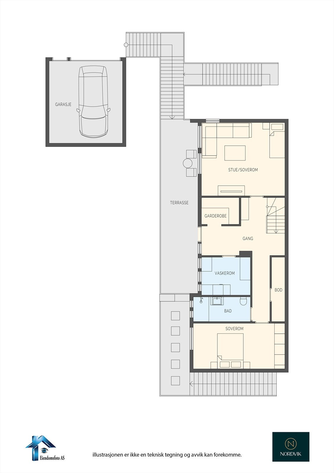 Planskisse U. Etasje Galleribilde