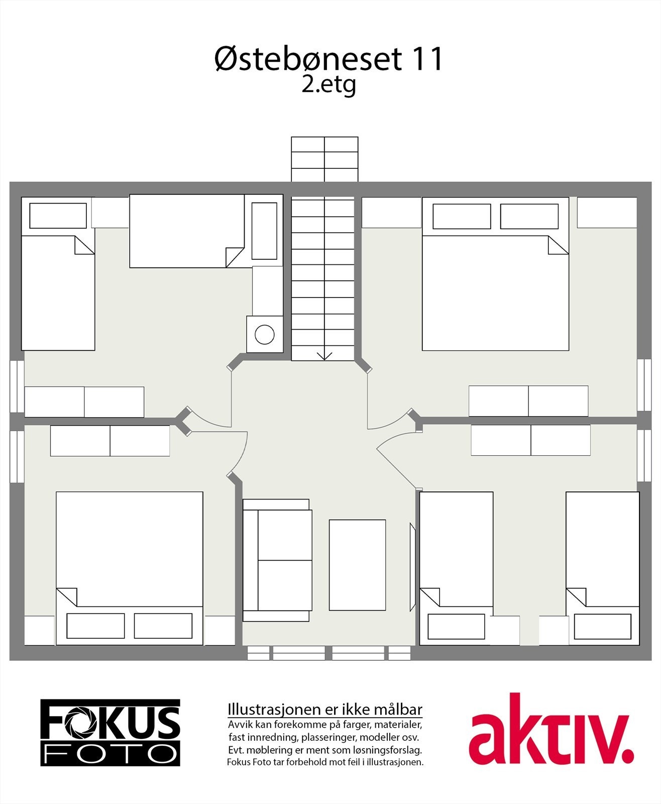 Plantegning 2 etasje 2D Galleribilde
