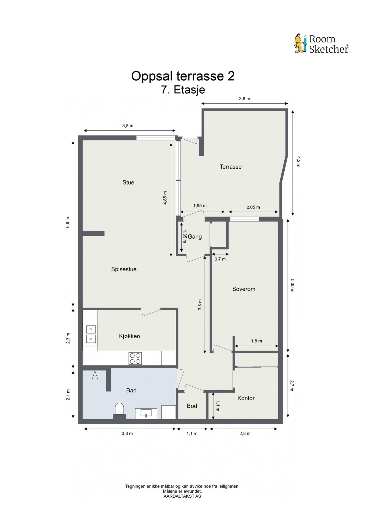Planskisse. Galleribilde