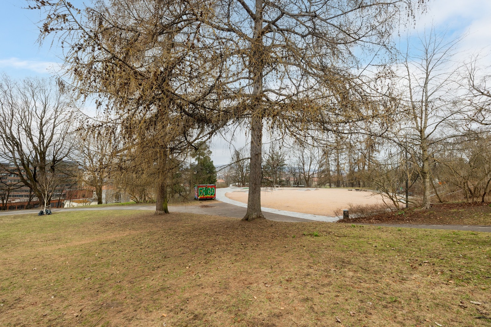 Kampen Park er nærmeste nabo. Galleribilde