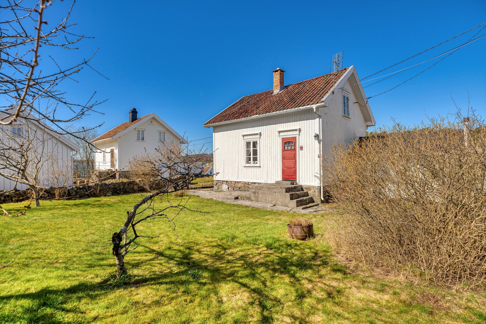 Idyllisk og sjarmerende hage. Galleribilde