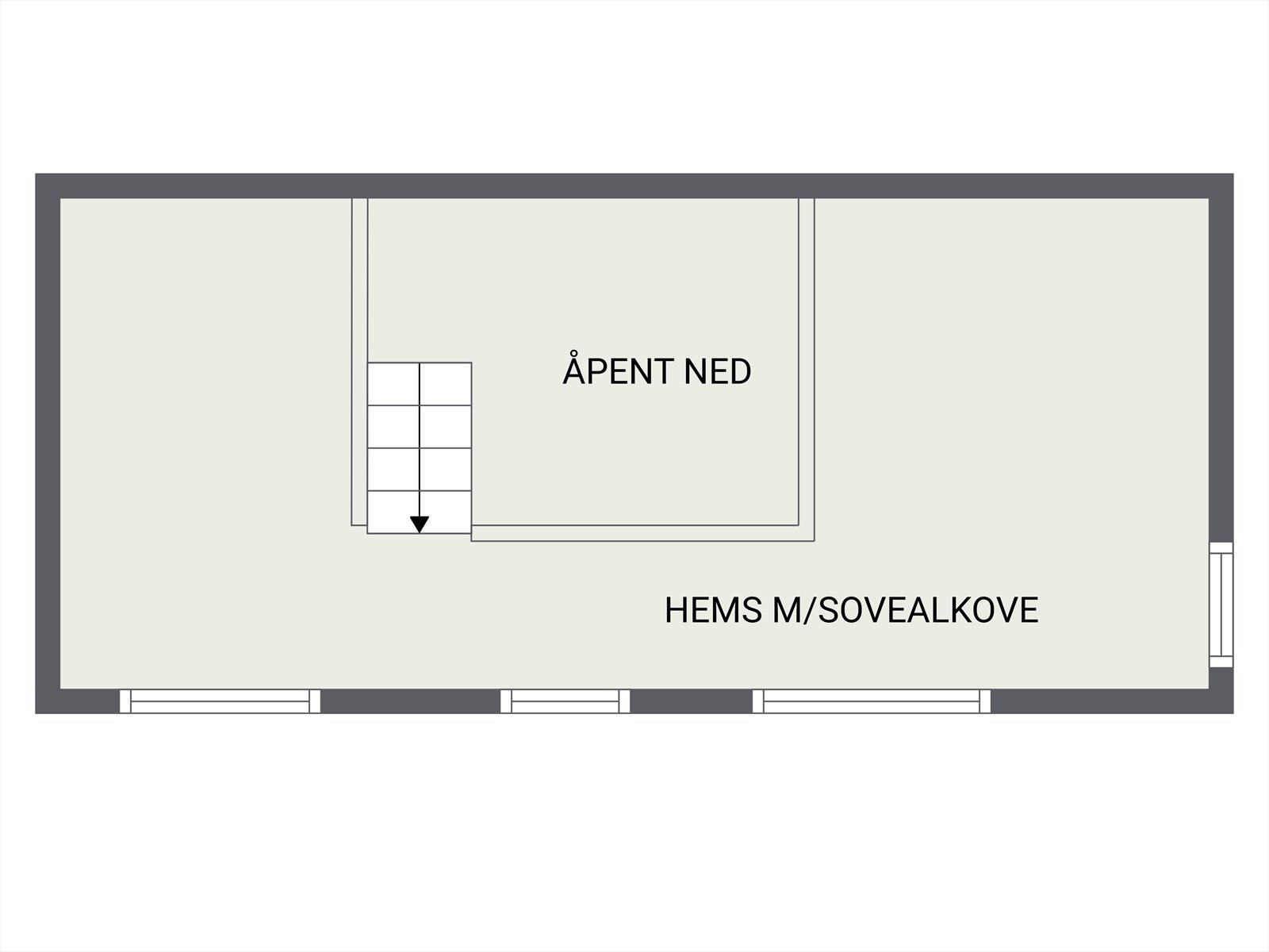 2. etasje anneks og garasje. Galleribilde