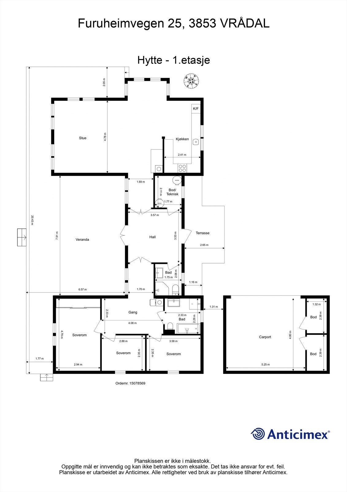 Plantegning Galleribilde