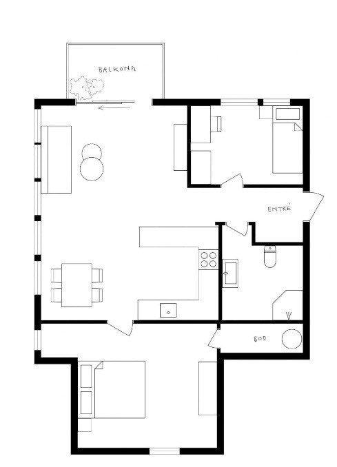 Plantegning Galleribilde