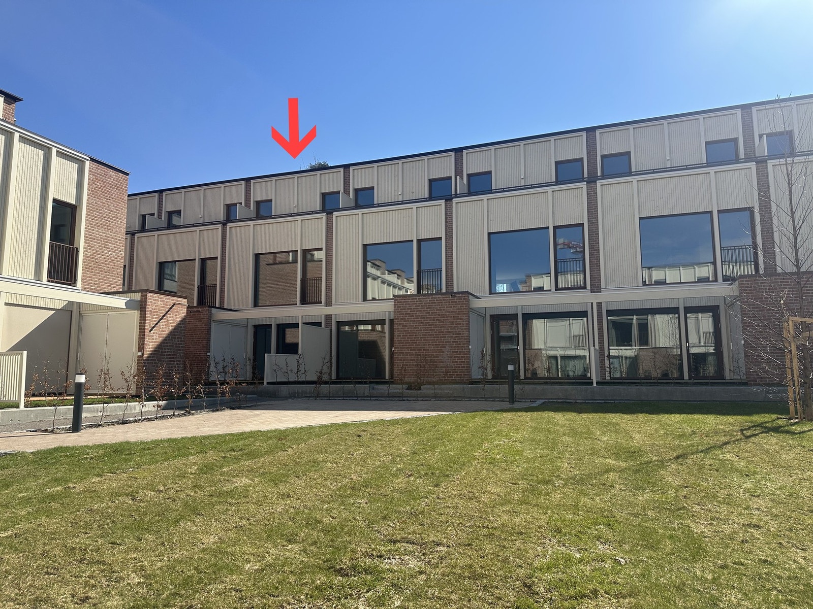 Frøy Bekkestua består av 30 townhouses/rekkehus Galleribilde