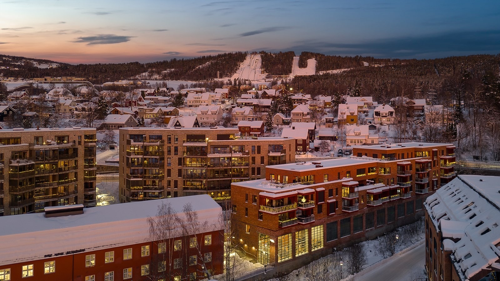 Området er like flott året rundt. Galleribilde