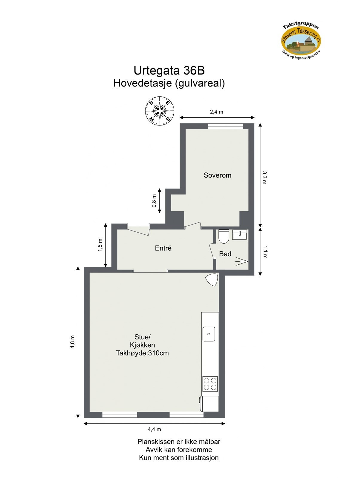 Plantegning Galleribilde