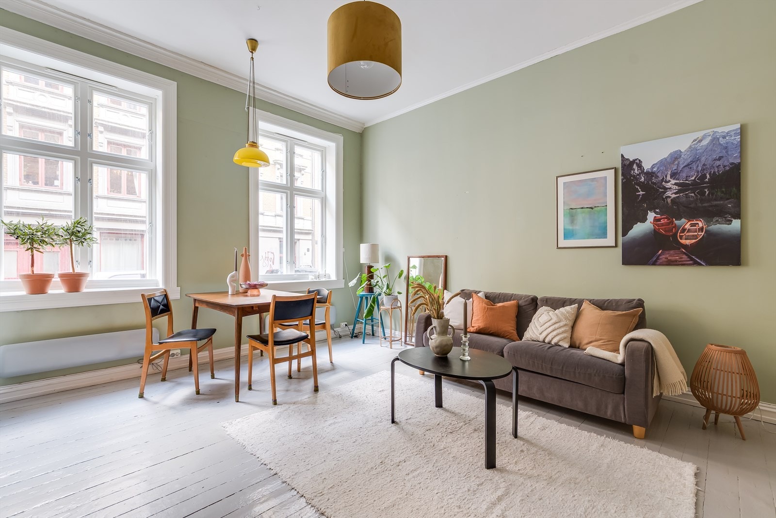 Vindusflatene slipper inn masse naturlig lys! Galleribilde