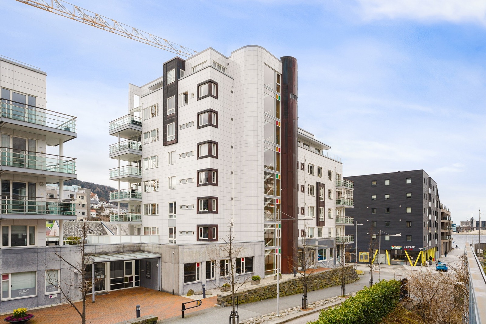Leiligheten ligger i en av Bergens nye bydeler. Galleribilde