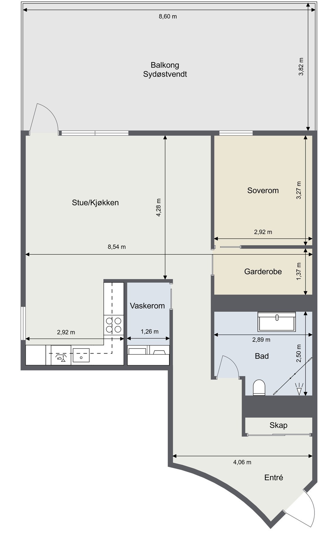 Plantegning Galleribilde