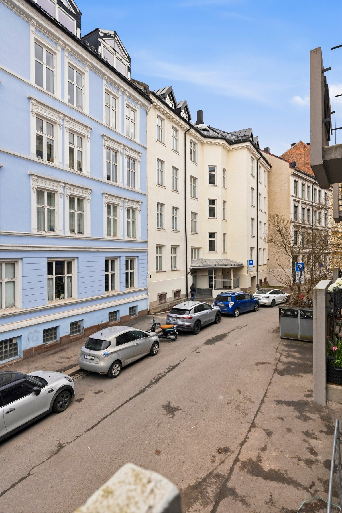 Utsyn fra balkongen Galleribilde