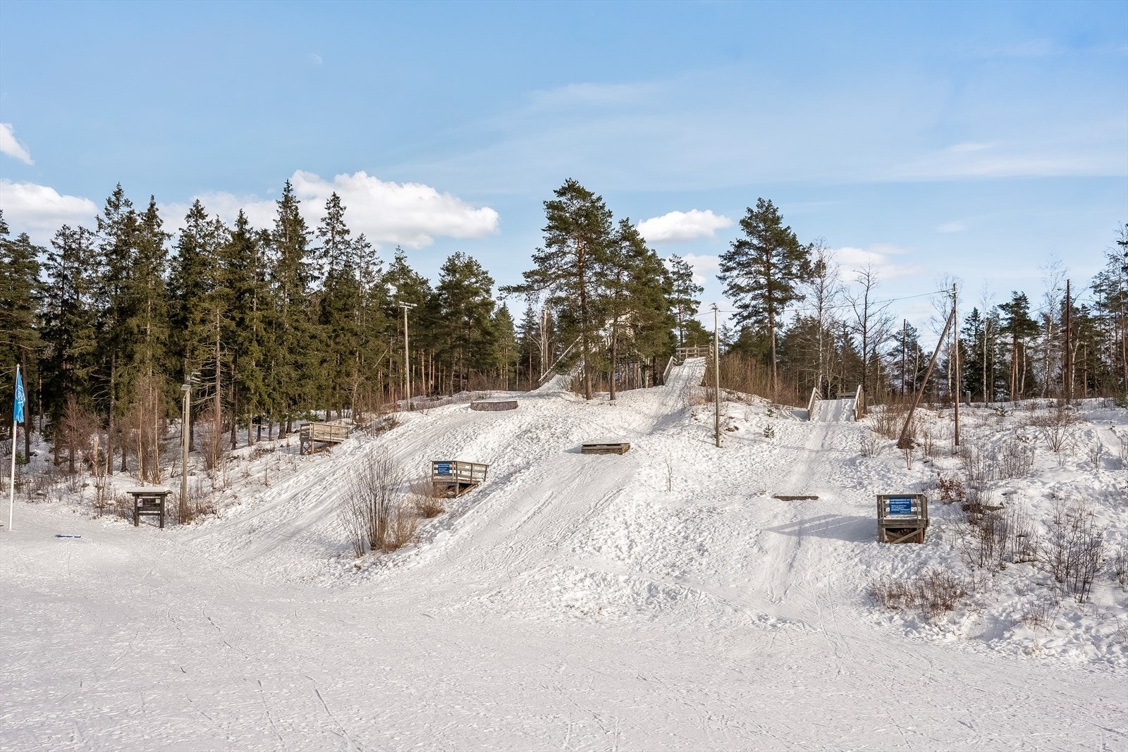 Kollbakkene med sine tre hoppbakker ligger i nærområdet Galleribilde