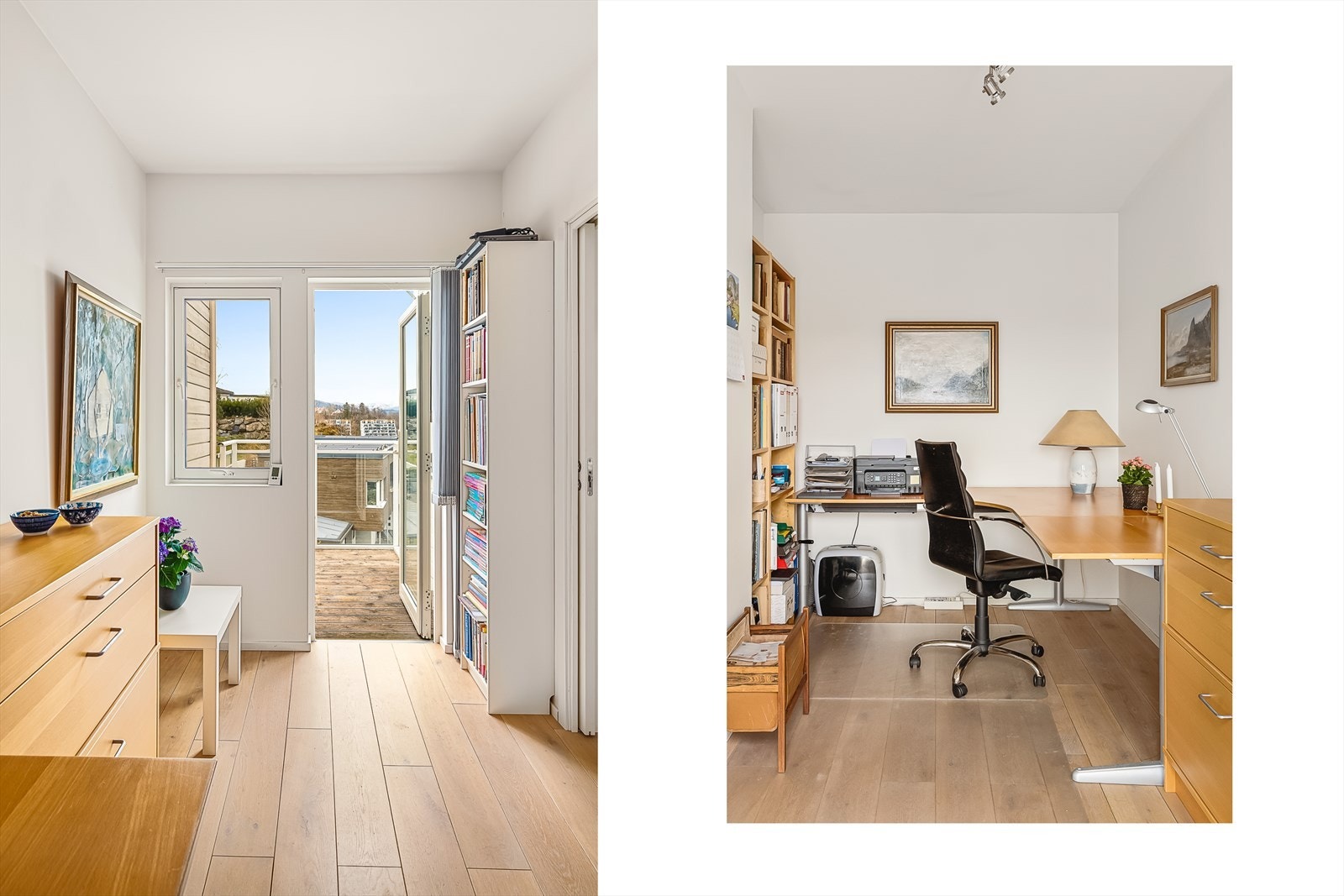 Herfra er det også utgang til en veldig koselig balkong. Galleribilde