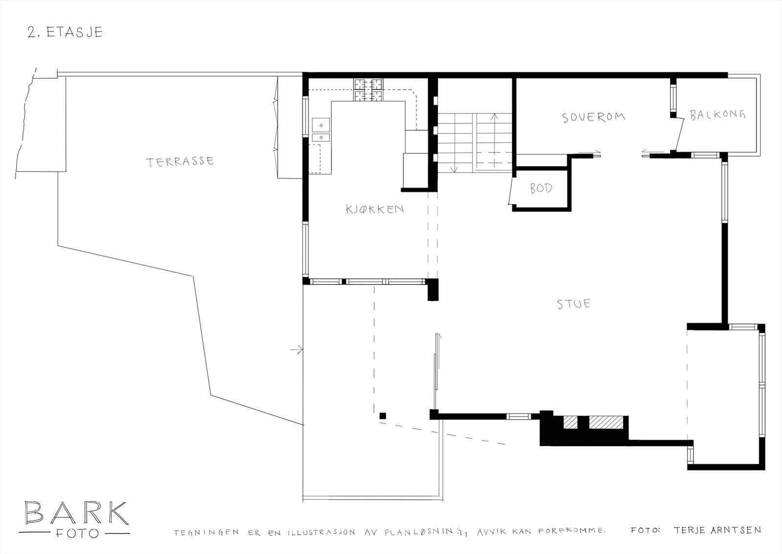 Plantegning 2. etg. Galleribilde