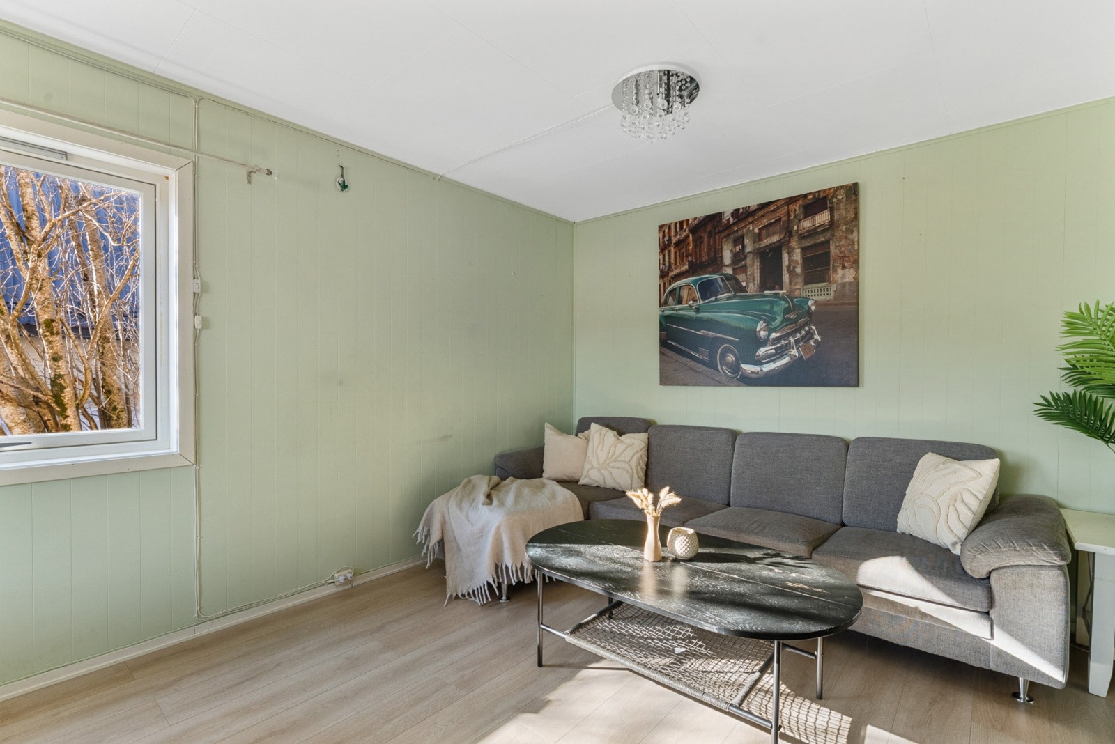 Dette er et rom som er skapt for samvær, avslapning og hygge. Galleribilde