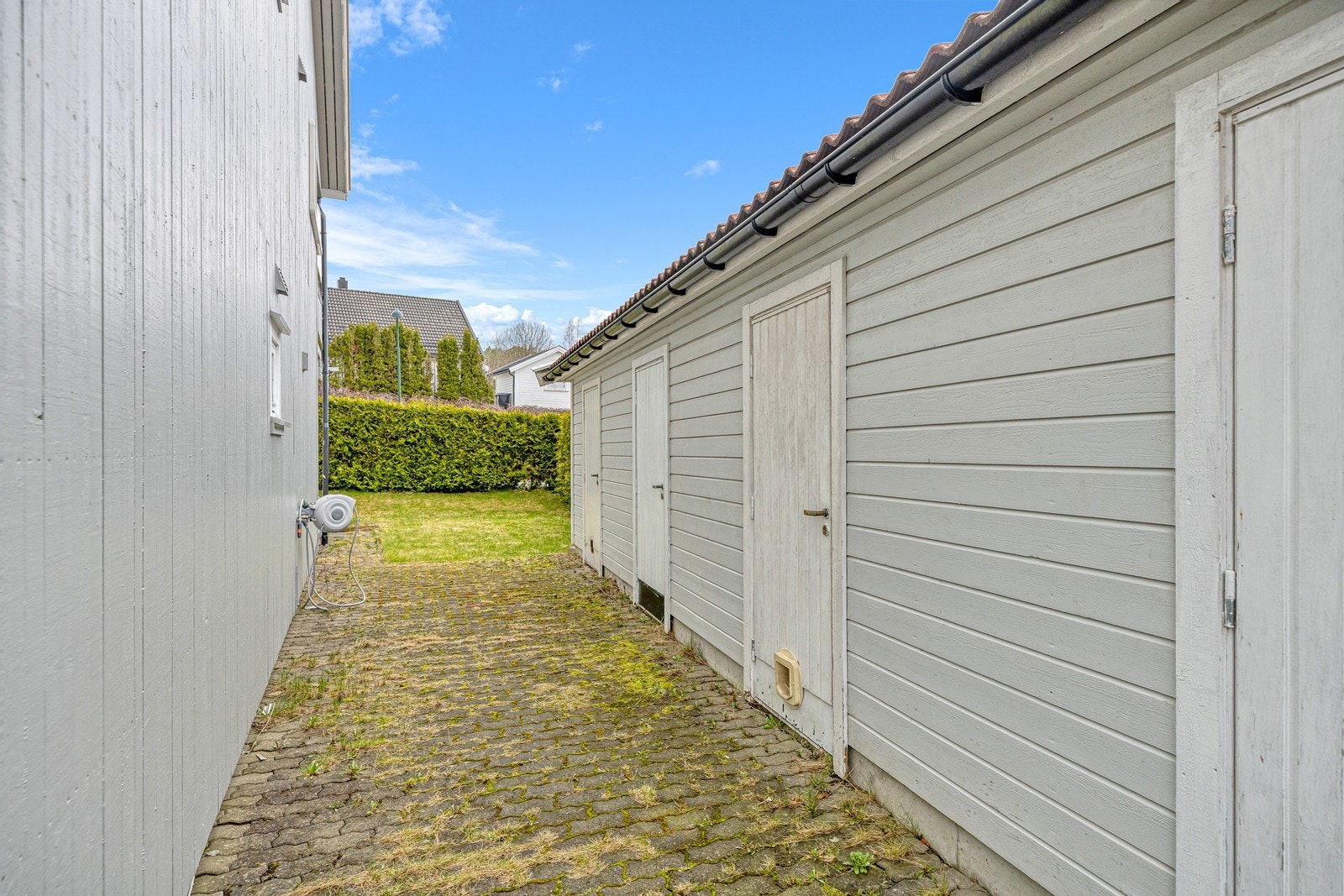 Utvendig bod i rekke Galleribilde
