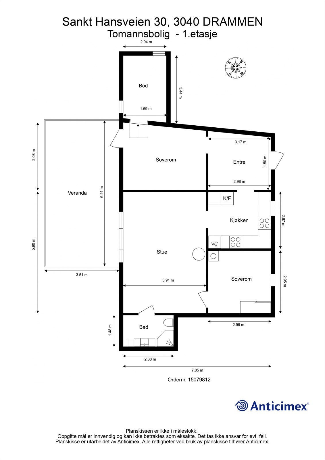 Plantegning Galleribilde