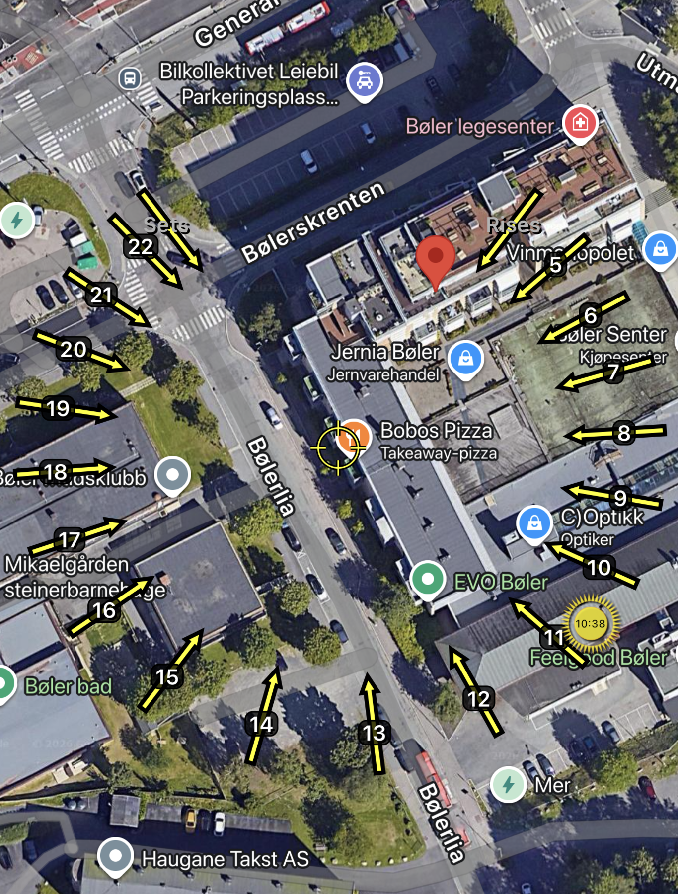 Solforhold på balkong på sommerstid Galleribilde