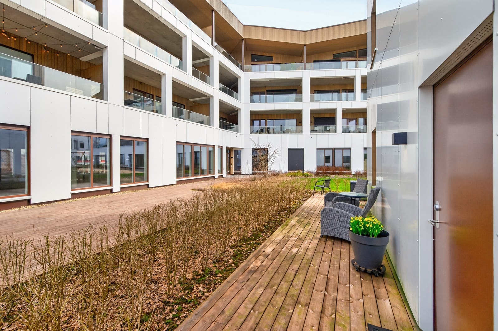 Terrassen er omtrent 18 kvm Galleribilde