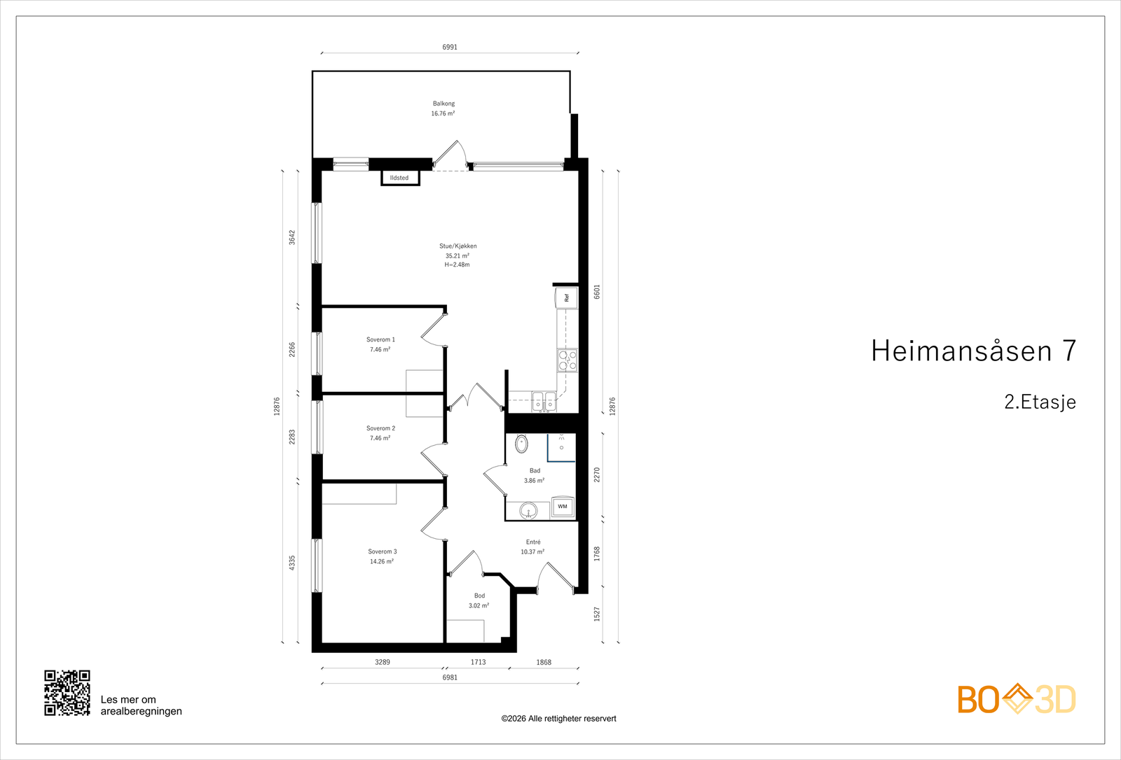Plantegning Galleribilde