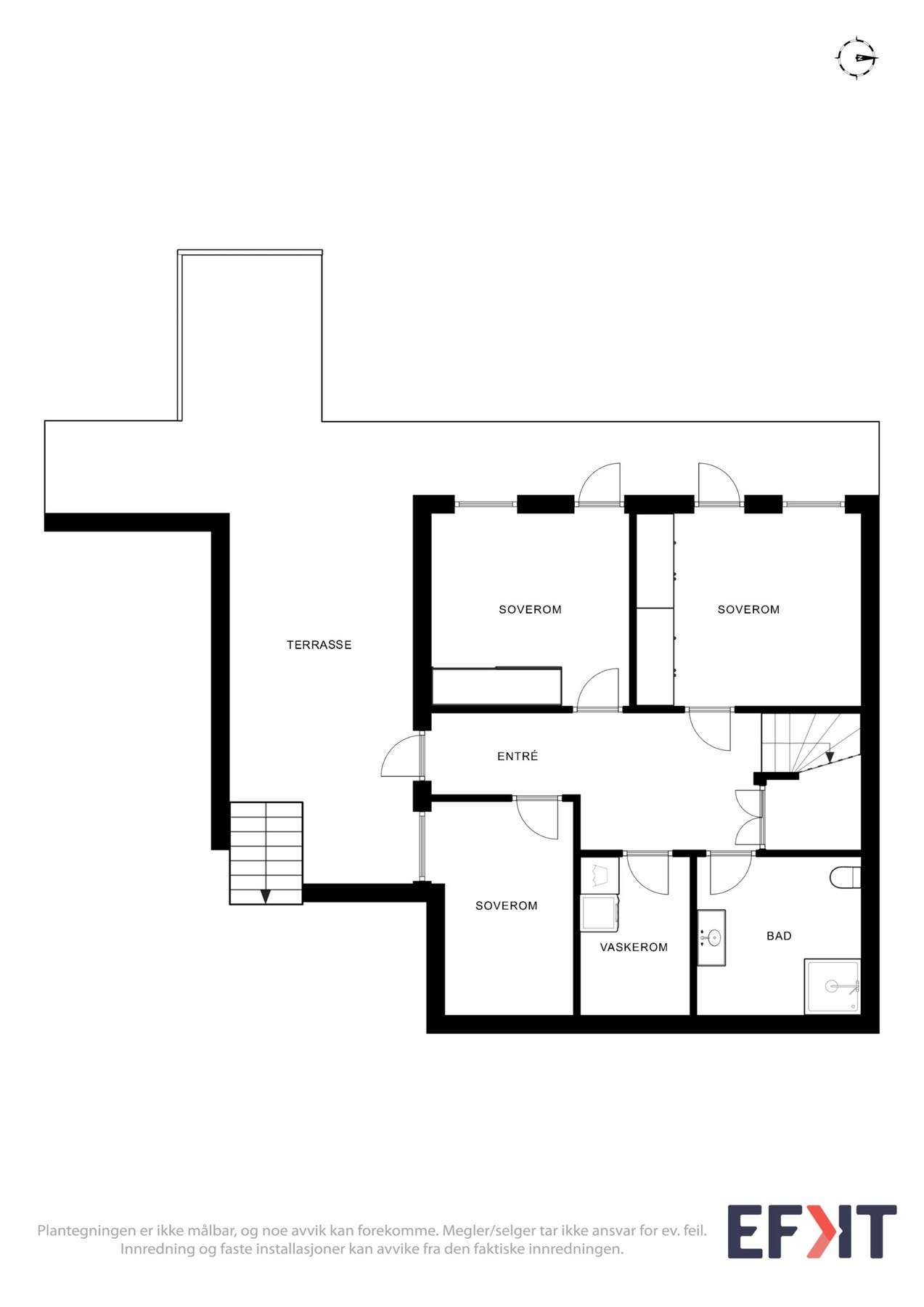Plantegning - Underetasje Galleribilde