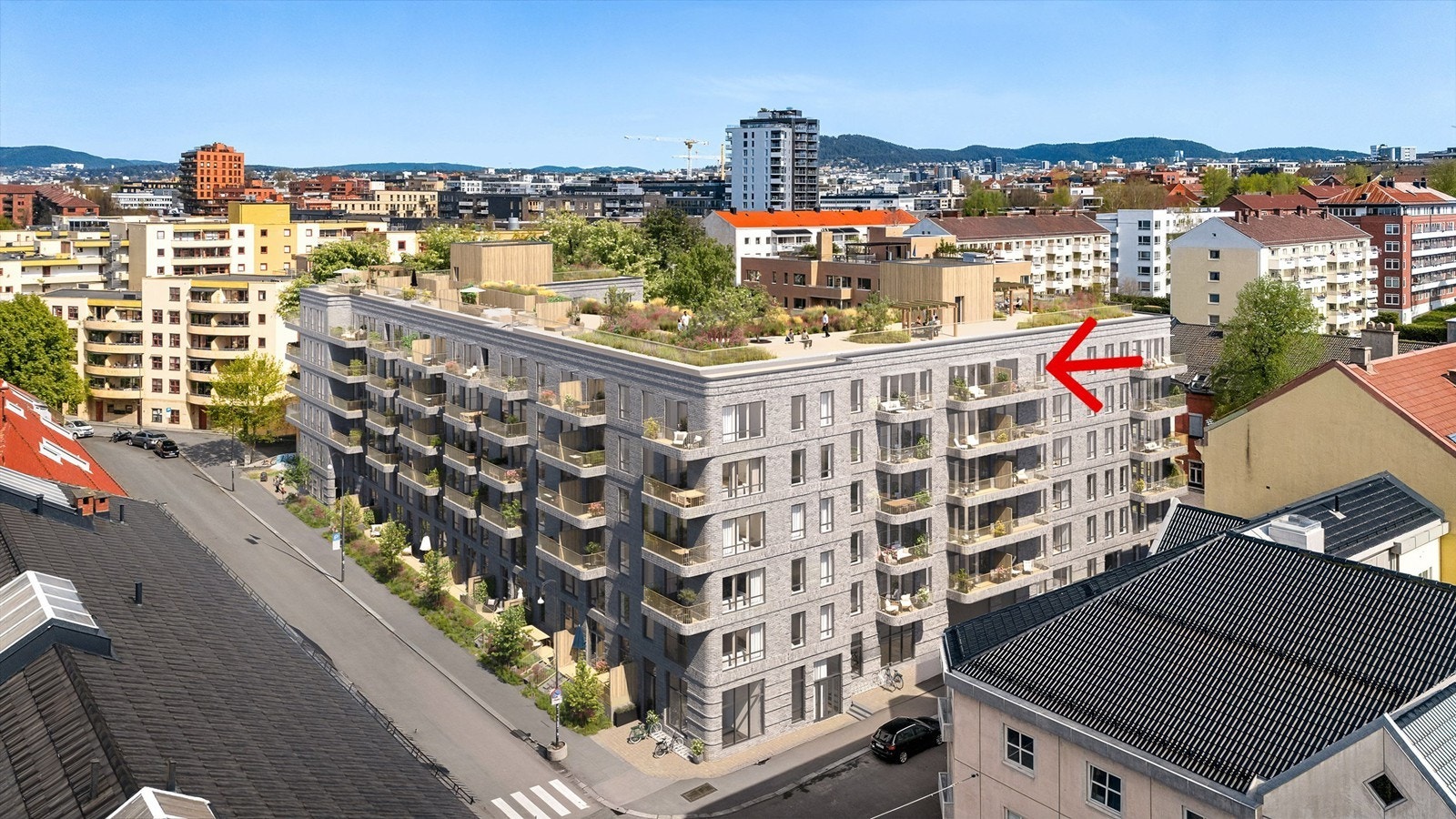 Flytt rett inn i idylliske omgivelser på Kampen, hvor du vil oppleve en landlig og tilbaketrukket sentrumsstemning Galleribilde