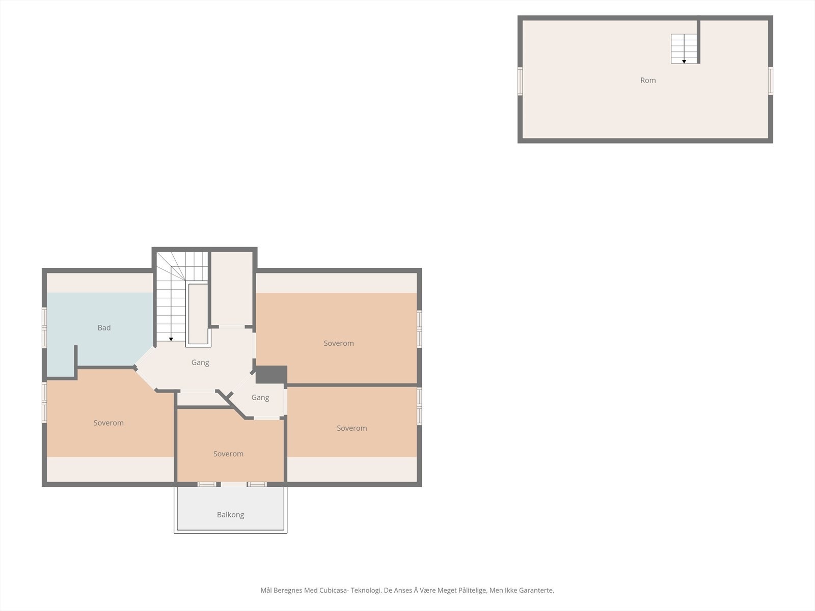 Plantegning 2. etasje Galleribilde