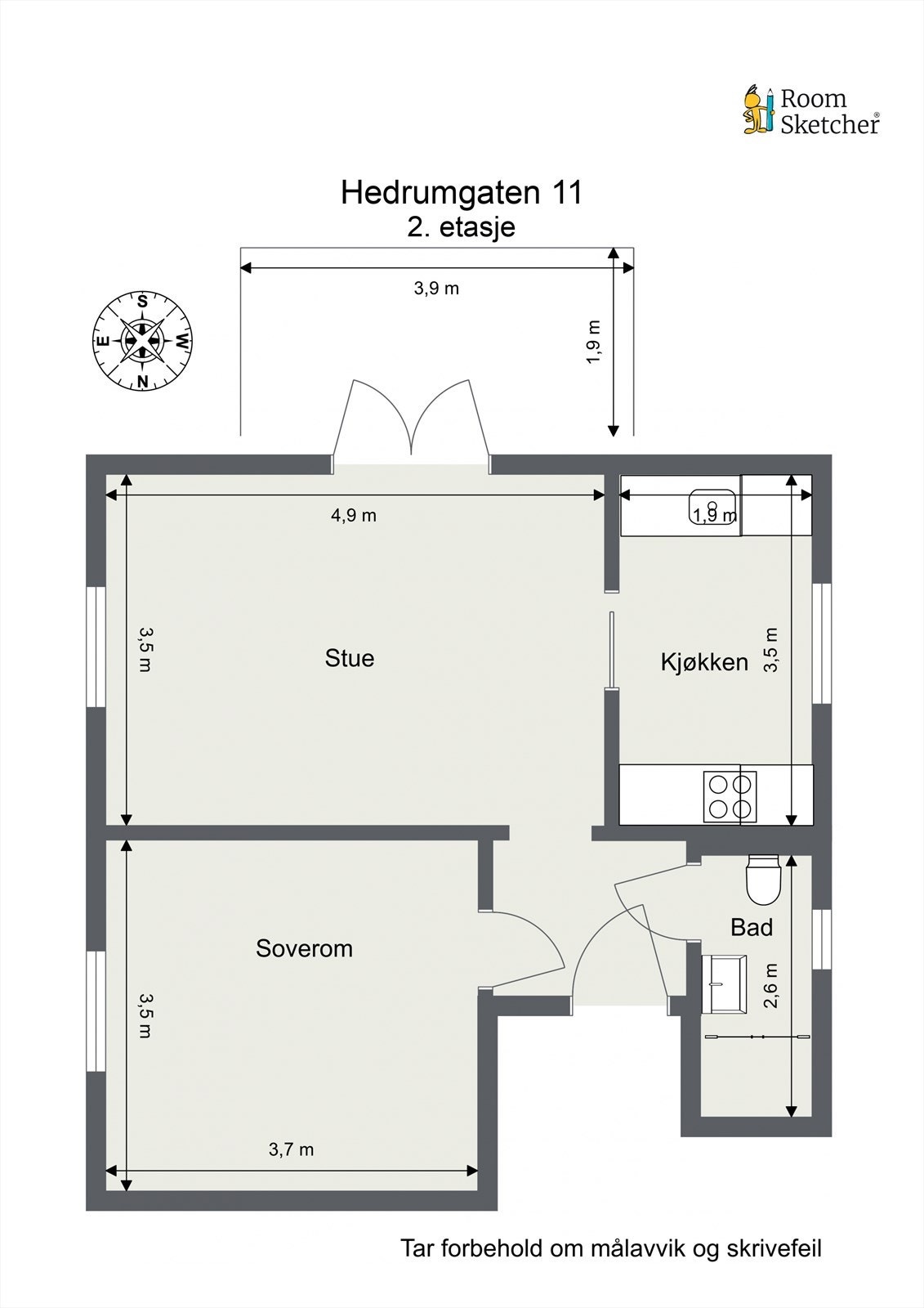 - Planskisse 2.etasje - Galleribilde