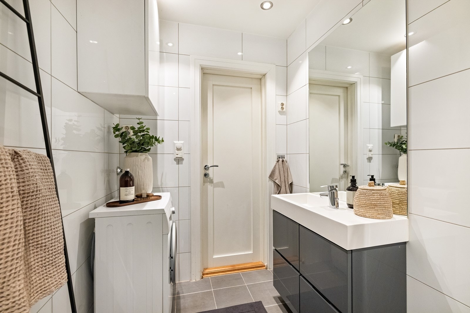 Opplegg for vaskemaskin. Galleribilde
