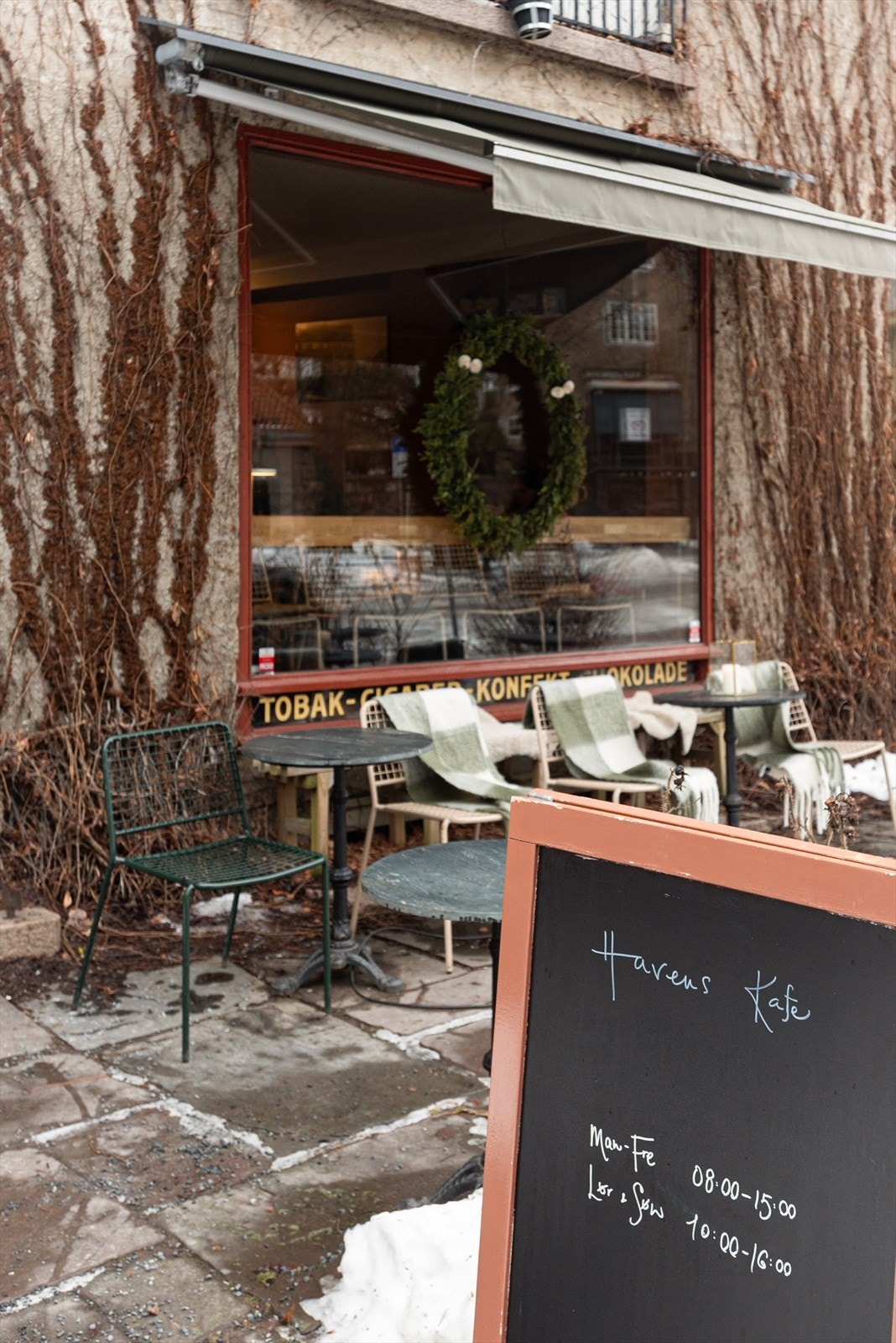 Havens Kafé ligger også i sameiet, et populært sted for både beboere og andre gjester Galleribilde