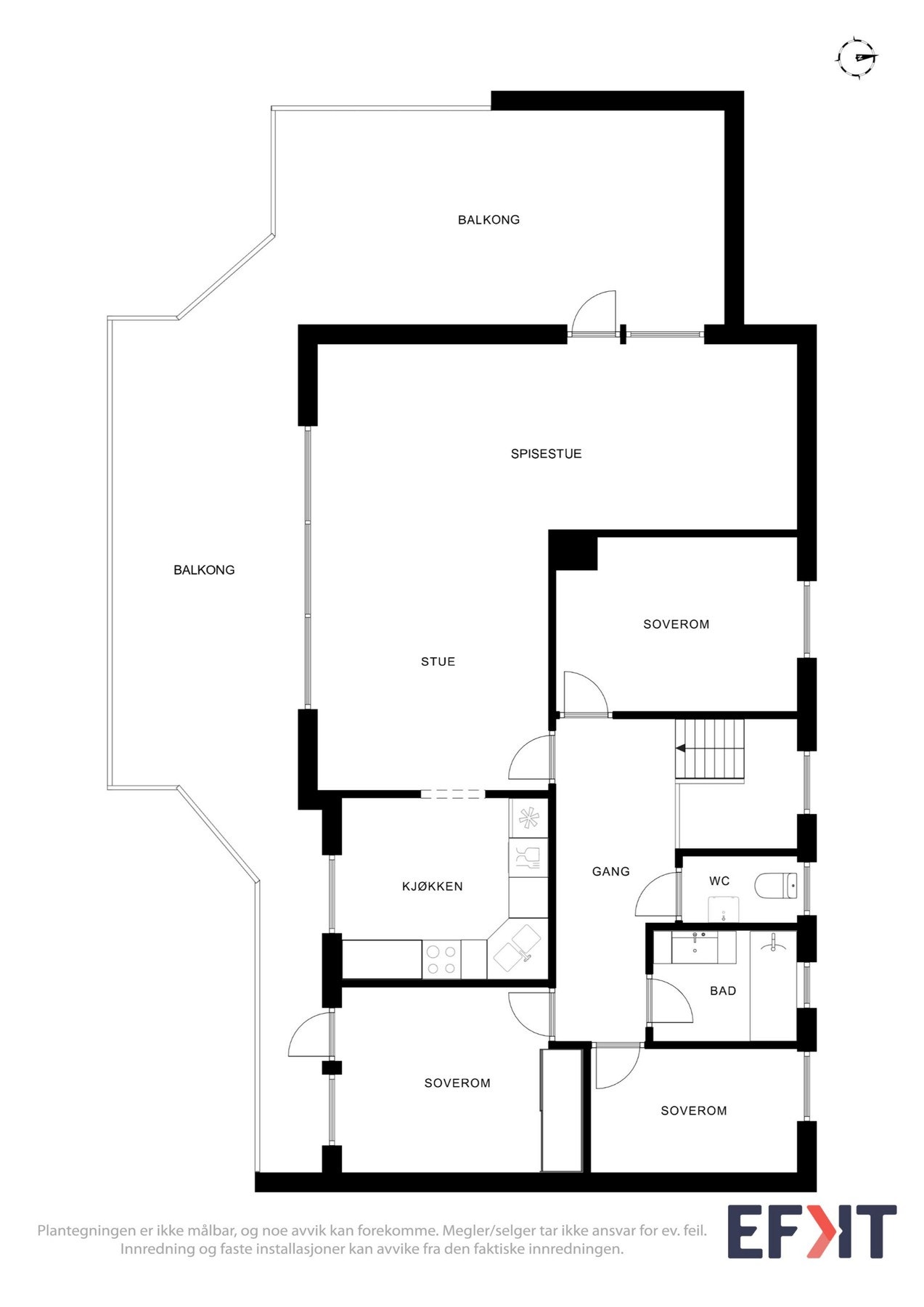 - Planskisse andre etasje - Galleribilde
