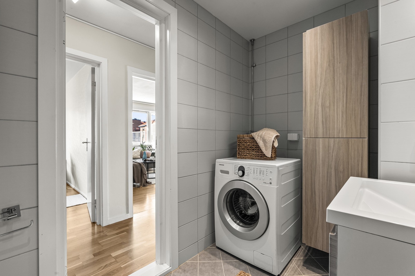 Badet ble rehabilitert i regi av borettslaget i 2016. Galleribilde