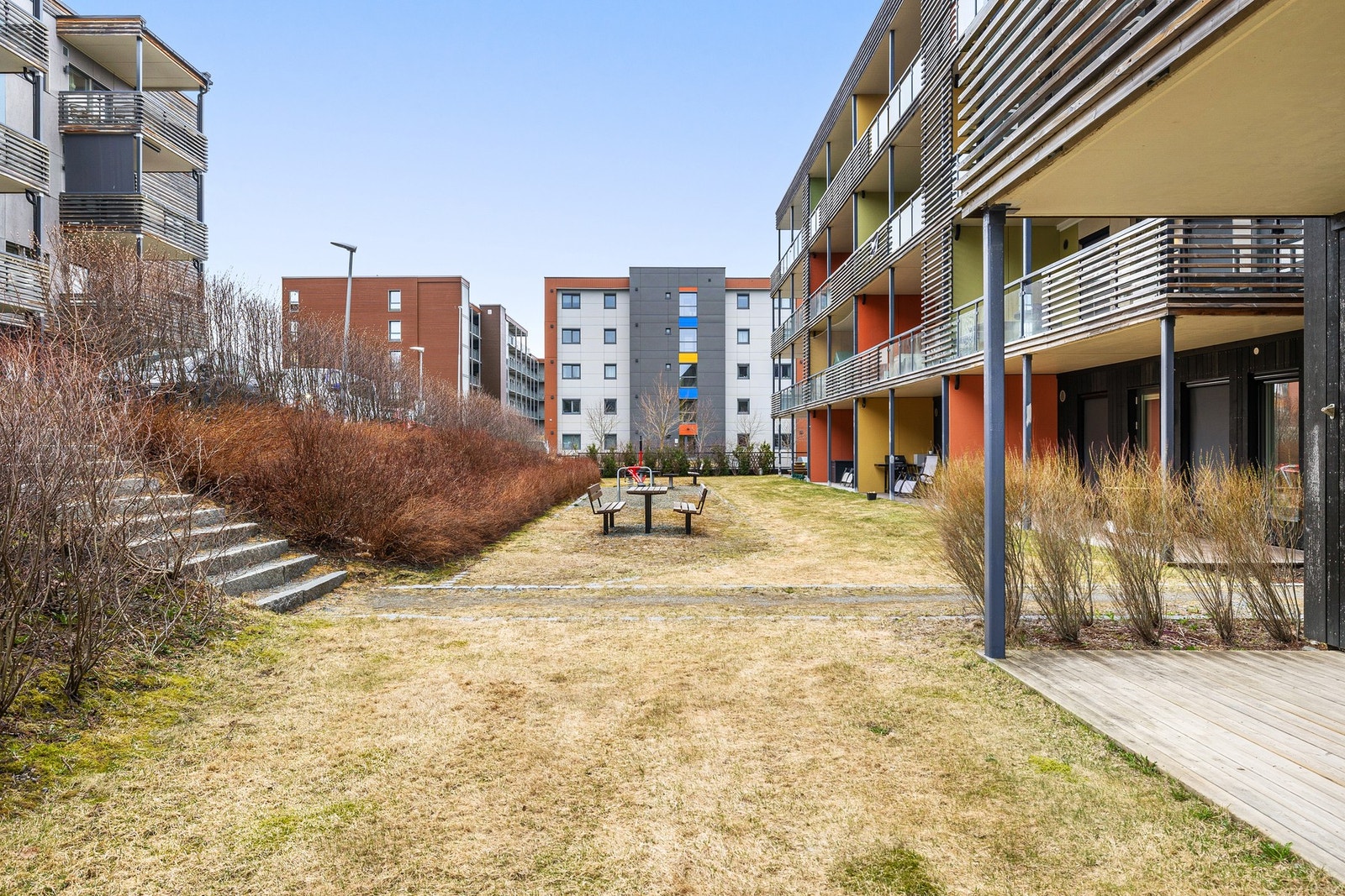 Fellesområde mellom blokkene Galleribilde