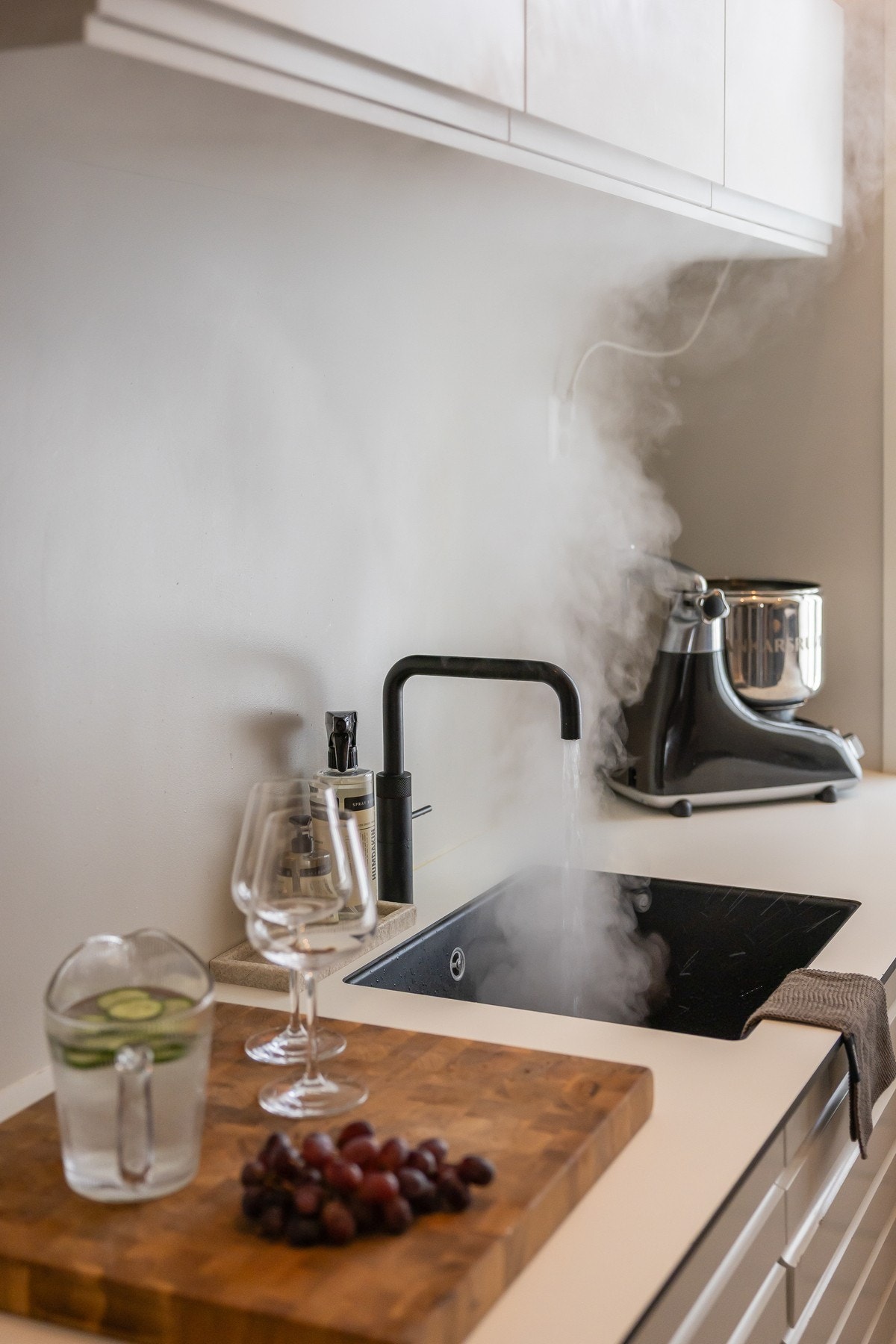 Etablert Quooker, som gir kokende vann ila. sekunder. Galleribilde