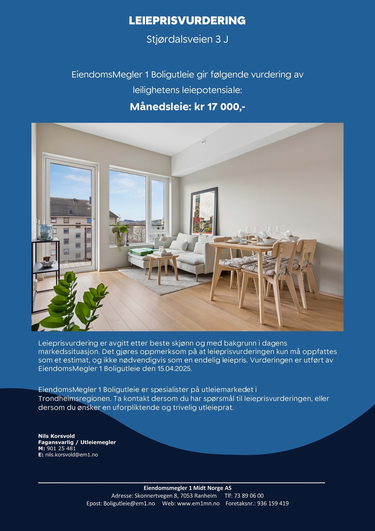 Utleieprisvurdering fra EiendomsMegler 1 Boligutleie. Galleribilde