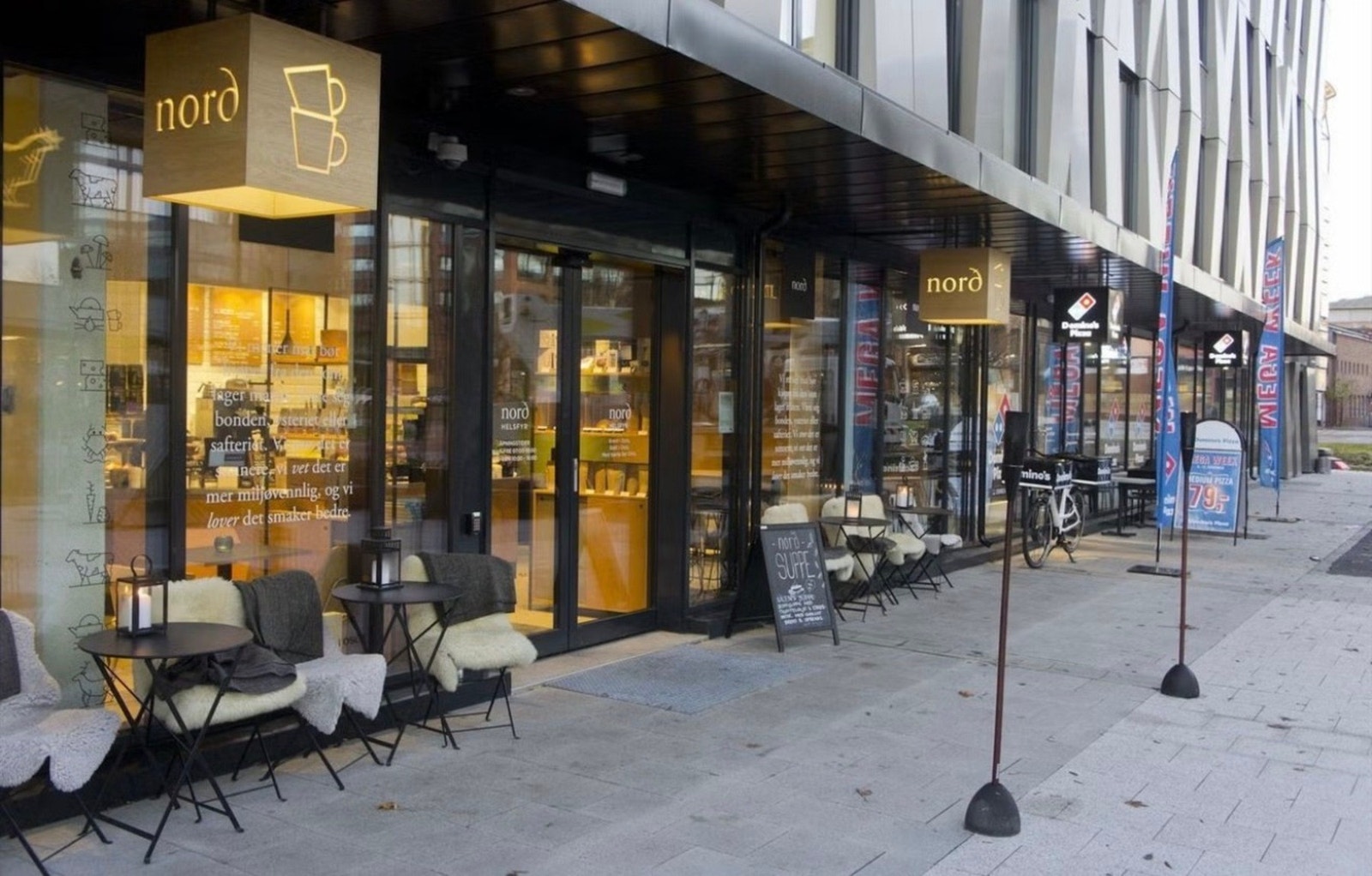 Det er kort vei til populære Nord bakeri på Helsfyr. Galleribilde