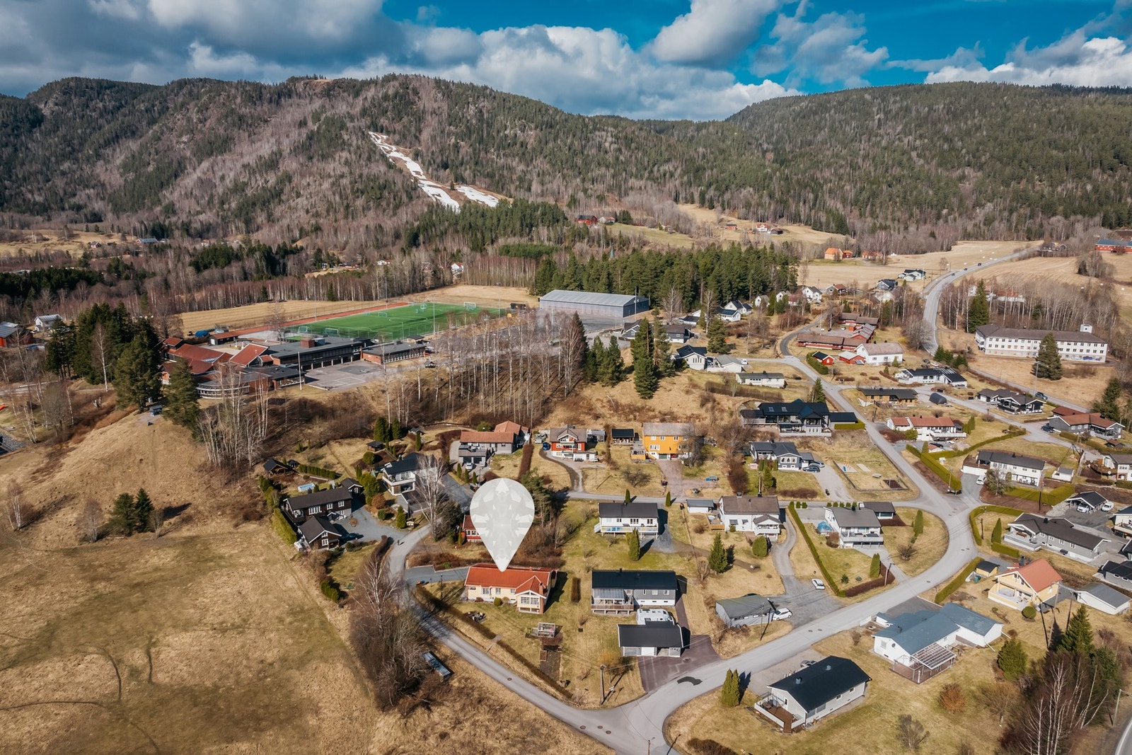 Her får en herlig kombinasjon av landlig og sentral beliggenhet. Galleribilde