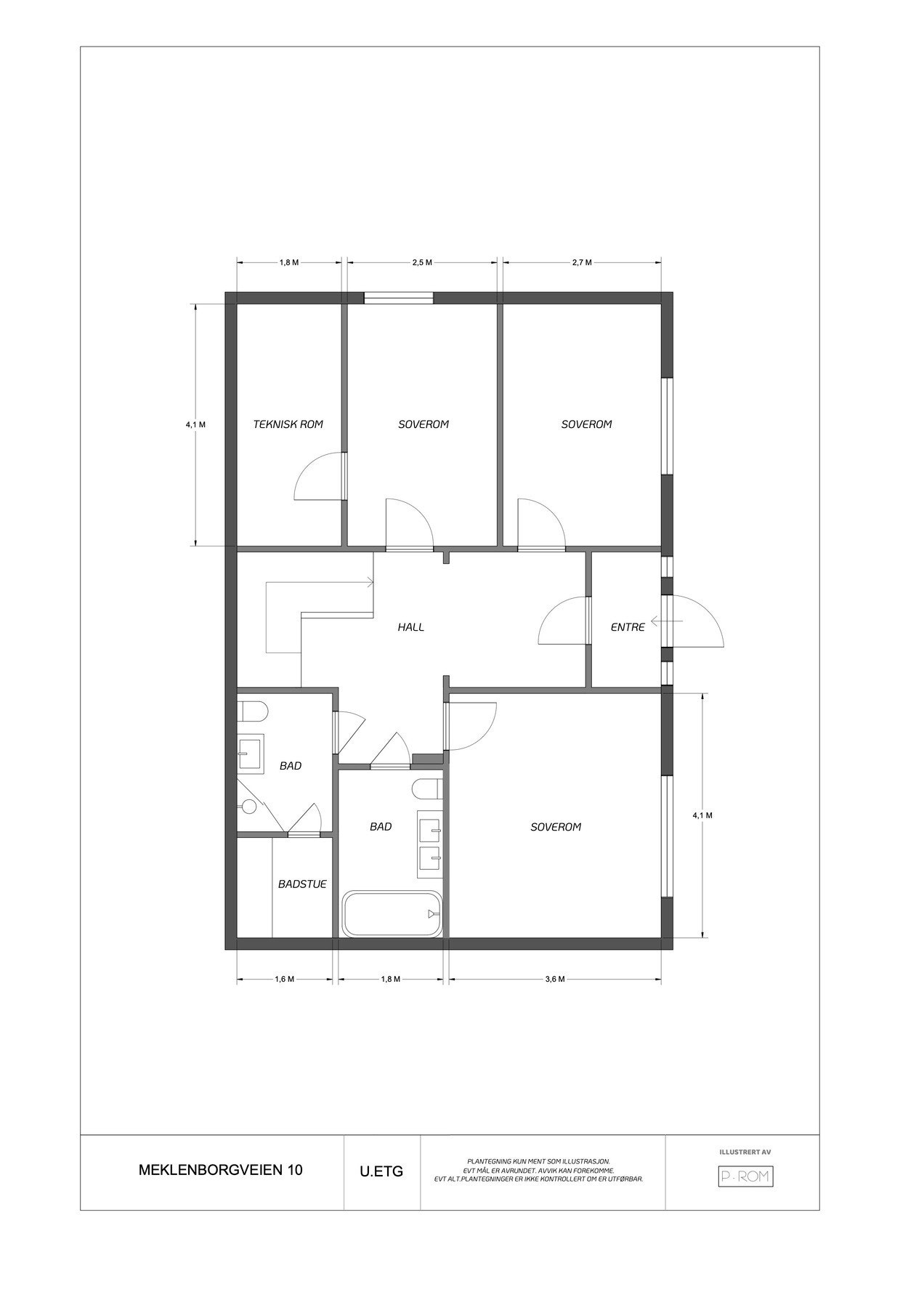 Plantegning - U.ETG Galleribilde
