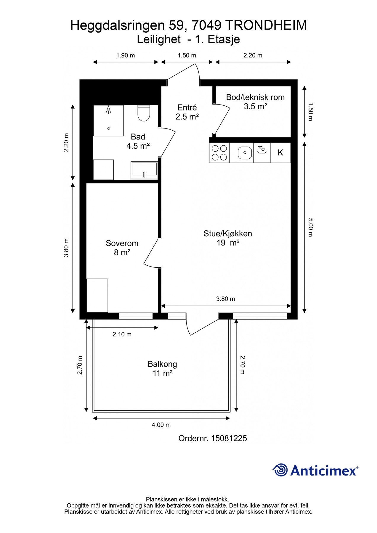 Plantegning Galleribilde
