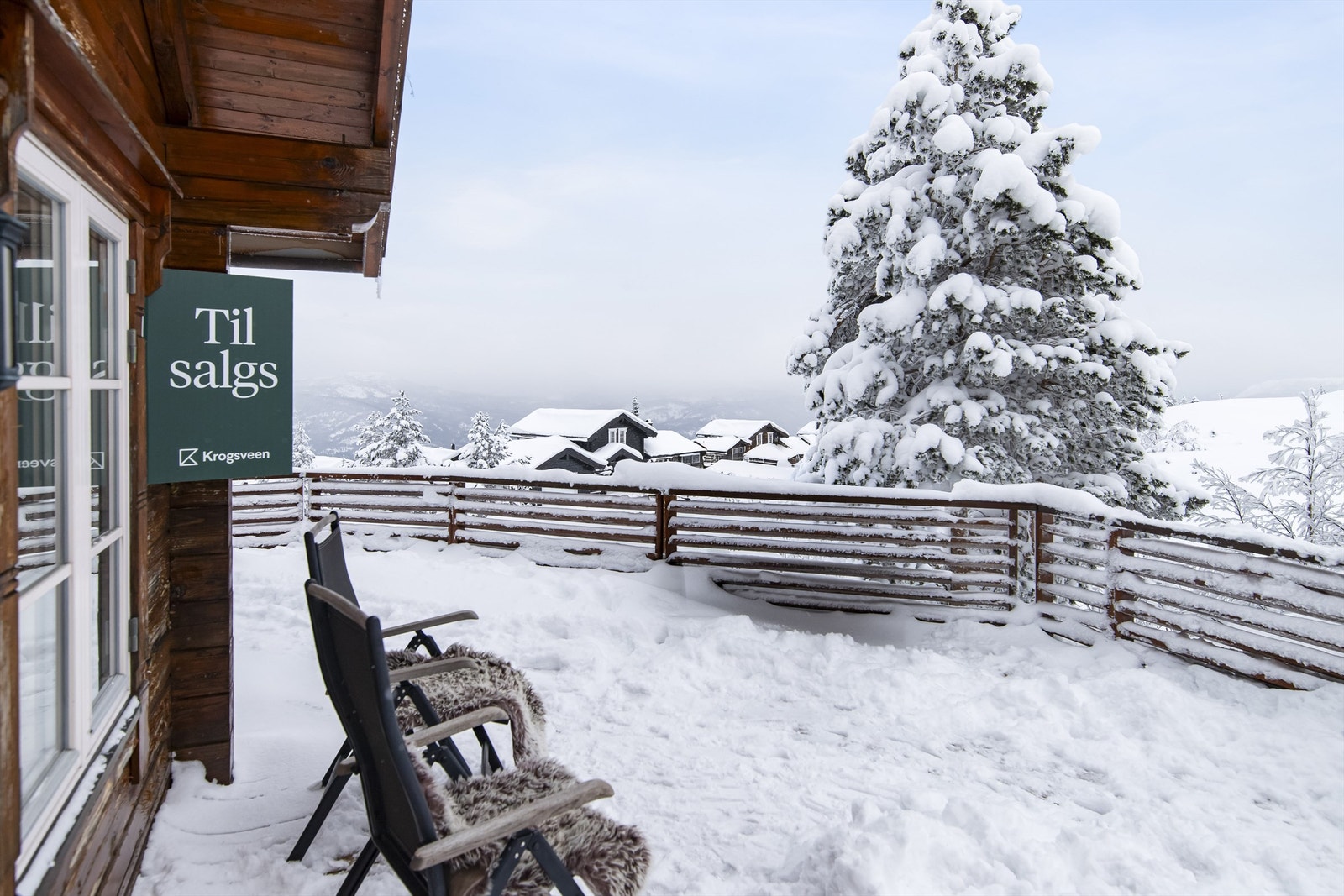 Flotte uteområder med god utsikt og godt med sol Galleribilde