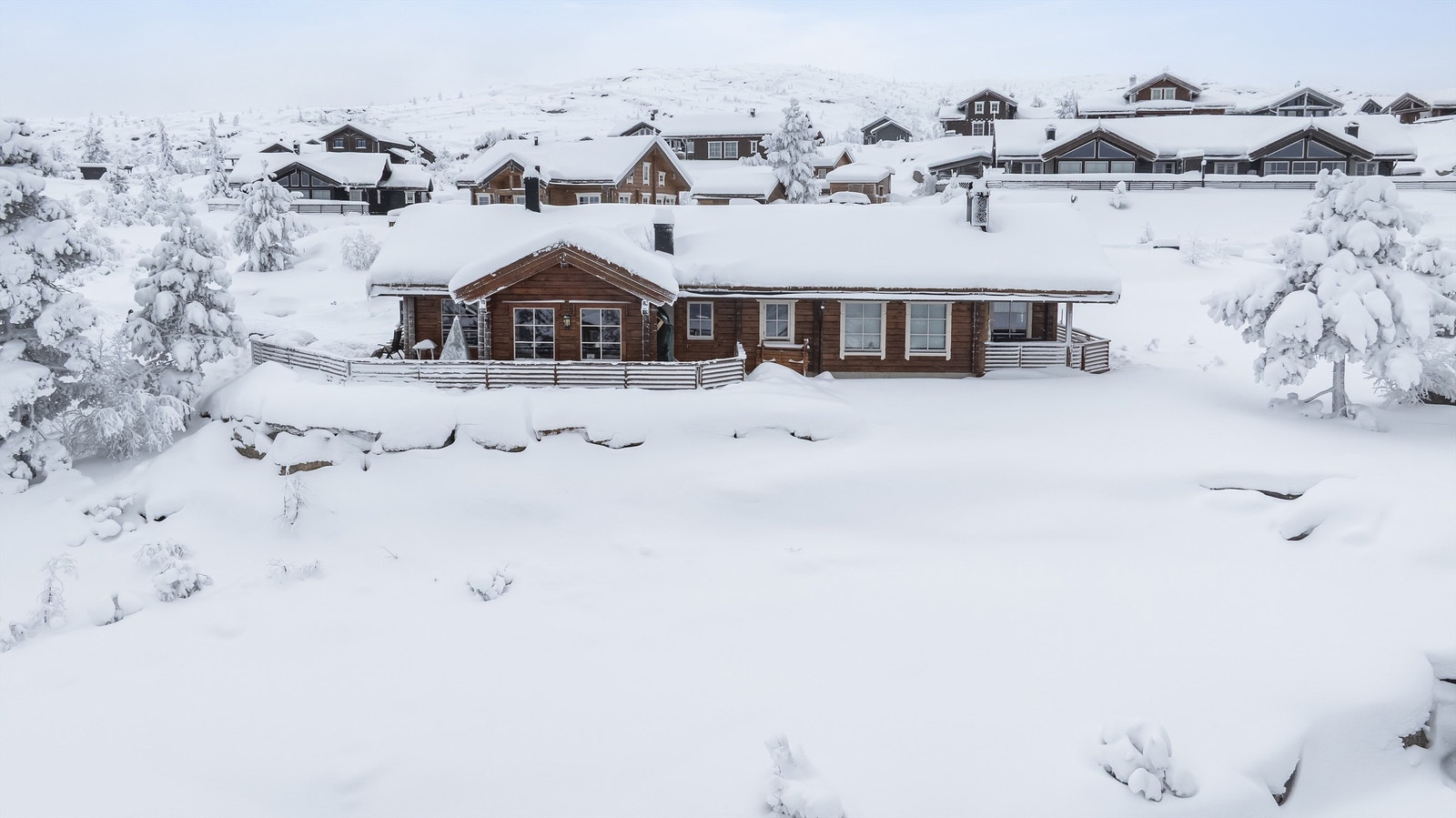 Velkommen til Kjetilskotvegen 505 - Duohytte med nydelig beliggenhet på toppen av Vrådal Panorama! Galleribilde