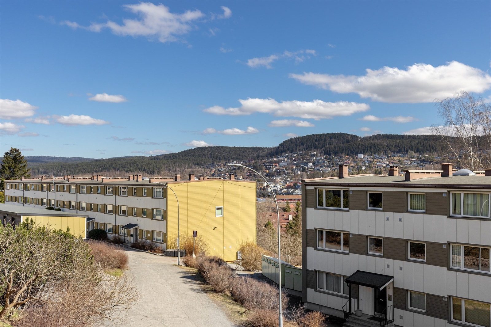Utsikt fra balkong Galleribilde