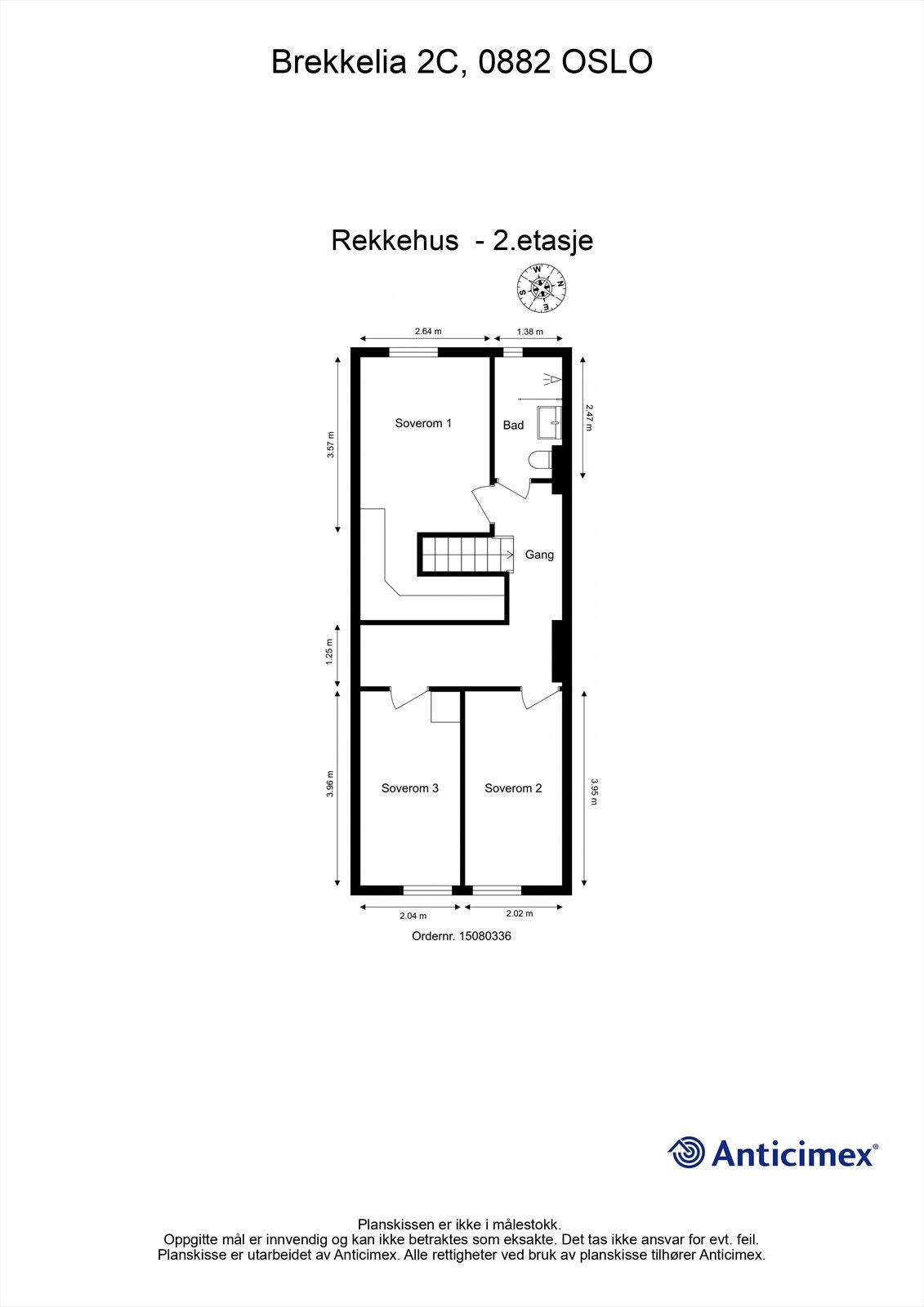 Plantegning - 2. etasje Galleribilde