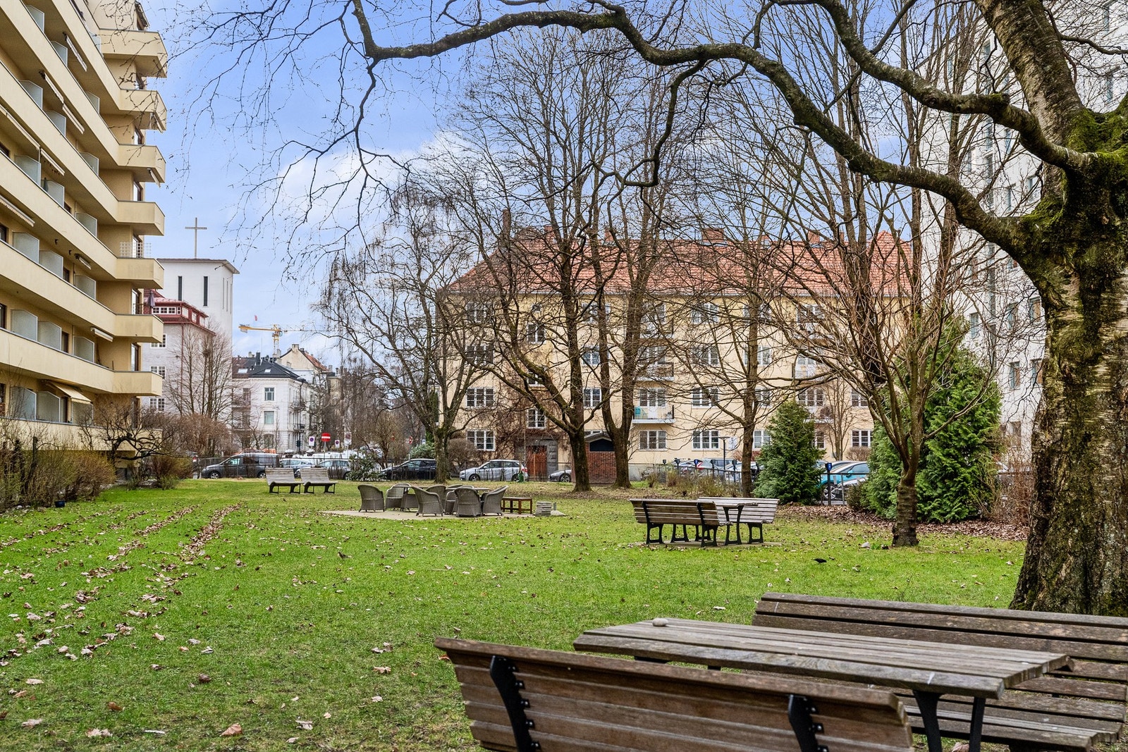 Sameiet har pent opparbeidet fellesarealer. Galleribilde