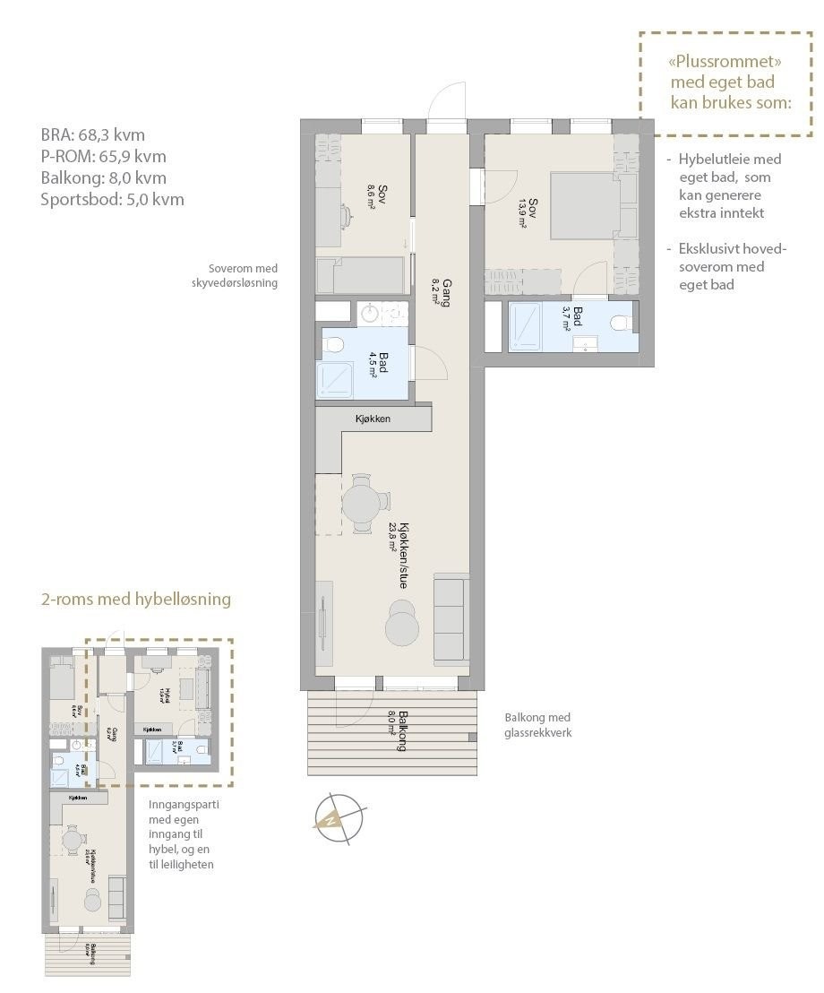 Plantegning Galleribilde